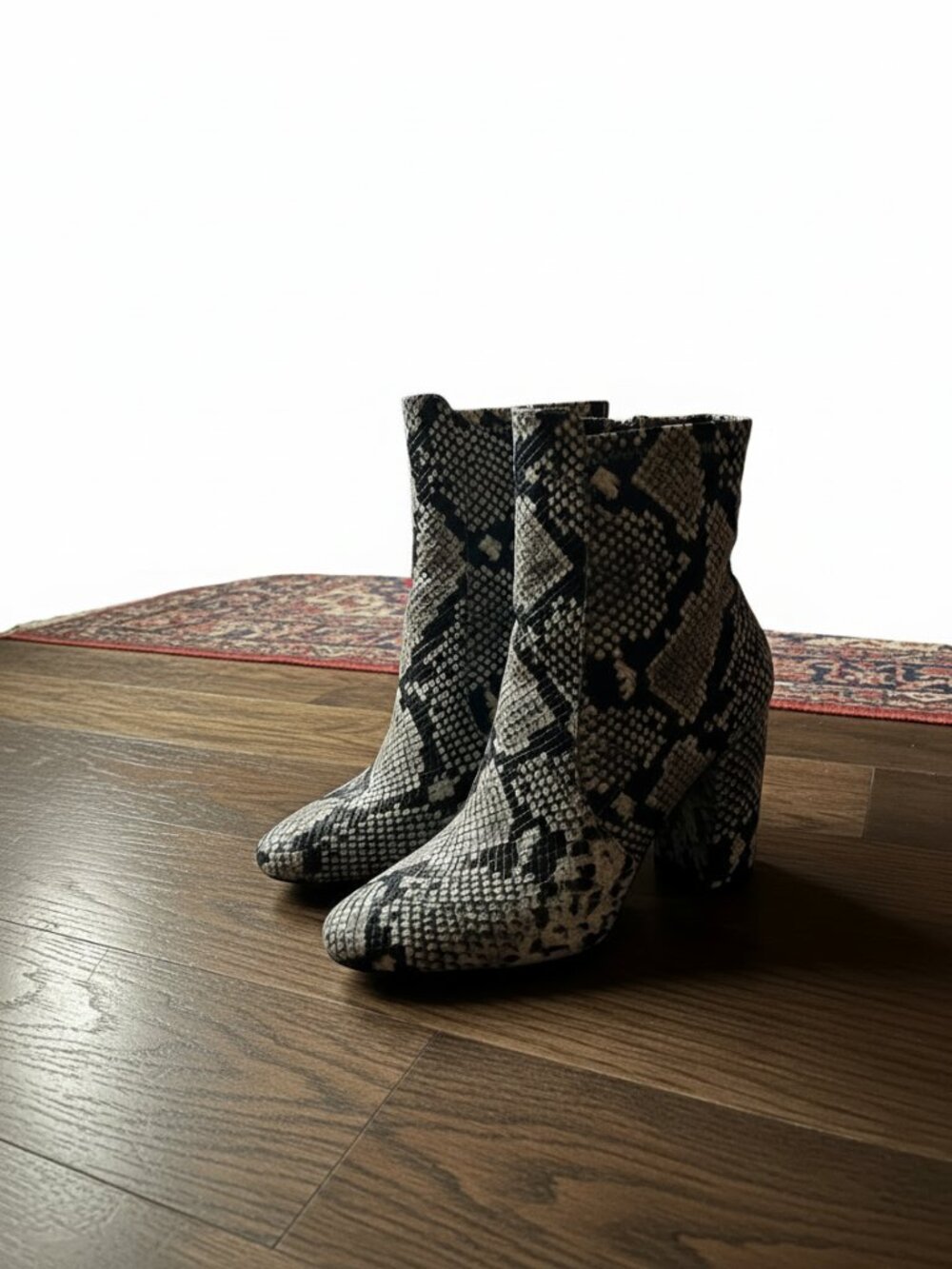 ALDO Snakeskin Ankle Boots – Size US 7